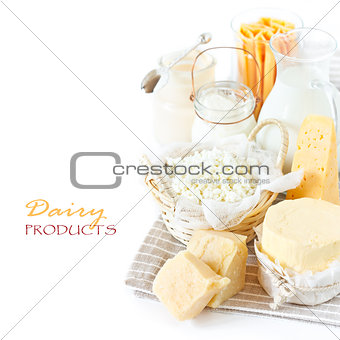 Fresh dairy products.