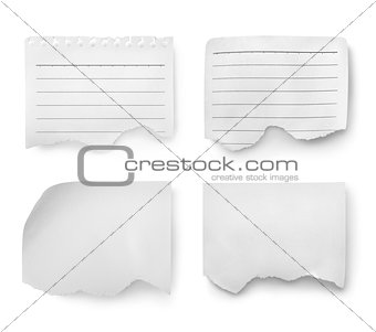 Collage of paper sheets