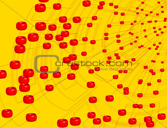 abstract illustration of blood