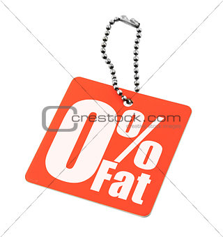 Zero percent fat tag