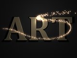 ART from metal letters