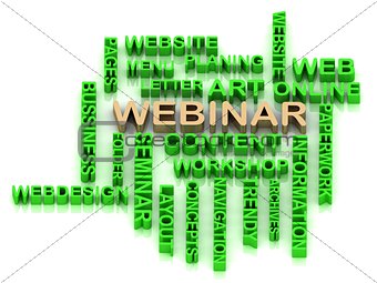 Green WEBINAR and other word from