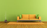 Green and orange lounge