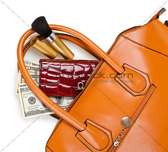 purse and wallet