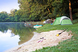 Tents at the Lake