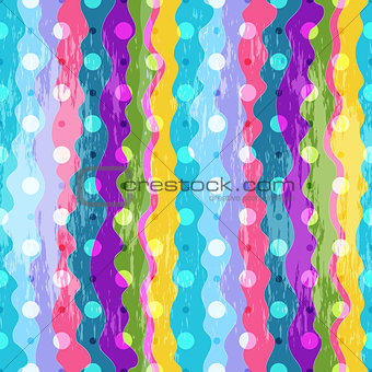 Colorful striped seamless pattern