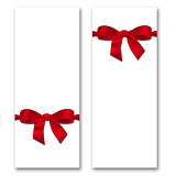 Card with ribbon and bow