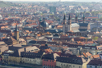 View of Wurzburg, Germany.