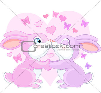 Valentine rabbits
