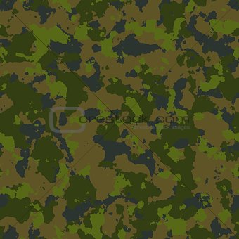 Woodland Camouflage. Seamless Tileable Texture.