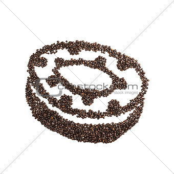 Coffee Bean Donut