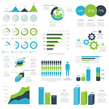 Web infographic elements vector
