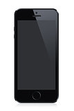 Black modern smart phone
