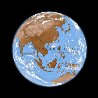 Southeast Asia on Earth