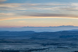 dusk over Rocky Mountains