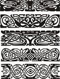 Animalistic knot designs in celtic style