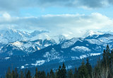 Winter mountain landscape (Slovakia, High Tatras).