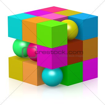 Color cube and sphere