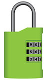 Ground lock for suitcases