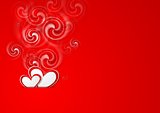 Valentines Day bright vector background