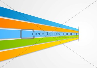 Bright vector stripes background