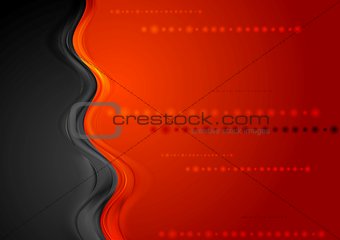 Bright shiny wave vector background