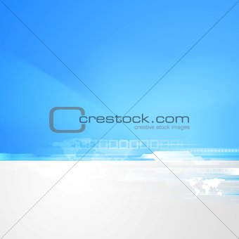 Abstract technology bright vector background