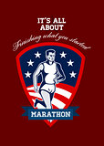 Marathon Runner Finish What You Start Poster