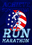 American Marathon Achieve Something Poster