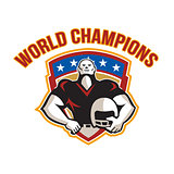 American Football World Champions Shield