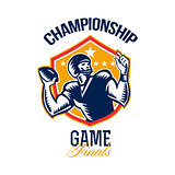 American Football Championship Game Finals Shield