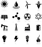 Environmental icons set