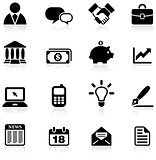 business and communication icon set