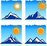 mountains icons