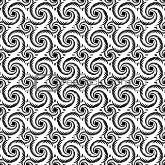 Design seamless monochrome decorative helix pattern. Whirlpool t