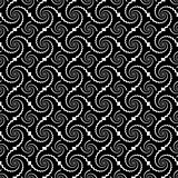 Design seamless monochrome wave pattern. Spiral textured backgro