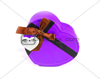 Violet Heart-shaped box