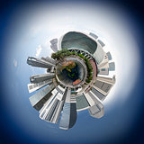 Singapore skyline miniplanet