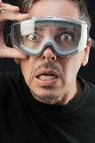 Man In Goggles