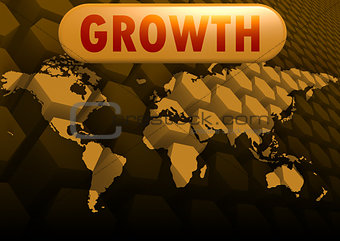 Growth world map