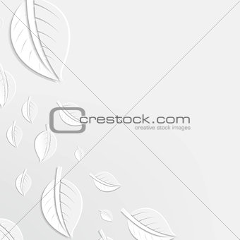 Abstract Leaves Poster