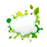 Green Eco Speech Bubble