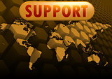 Support world map