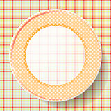 image dishes with a pattern on a napkin