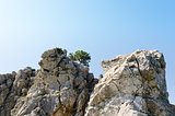 Rock mountain in Crimea, Ukraine