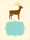Poster with deer