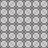 Vector seamless abstract monochrome pattern