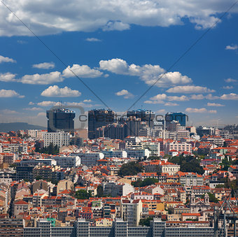 New  and Old districts of Lisbon, Portugal