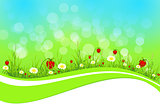 Template Flower background