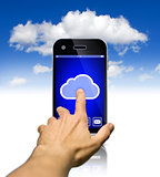 smartphone and cloud